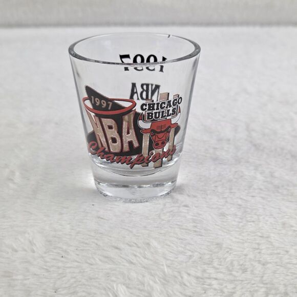 Other - Vintage 1997 Chicago Bulls NBA Champions Shot Glass Collectible Jordan Years